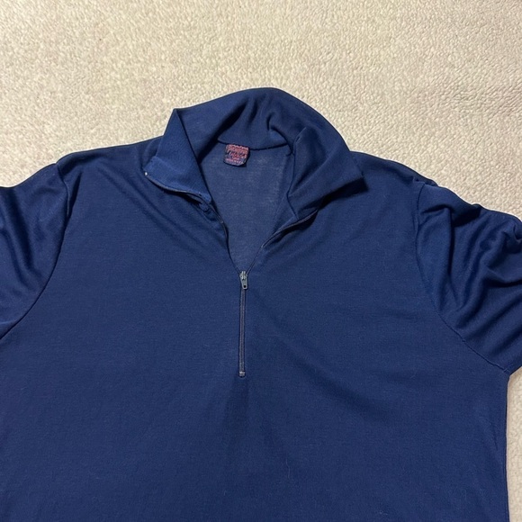 VTG Patagonia Navy Blue Capilene Half Zip Base Layer Pull-Over Long Sleeve - Picture 6 of 9